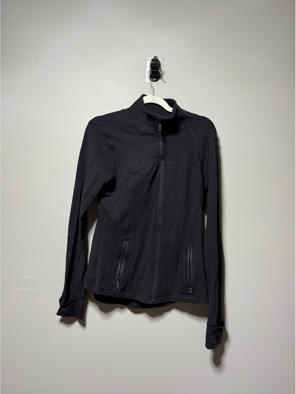 Lululemon Define Jacket Full Length 10 Black Athleisure Gym Training